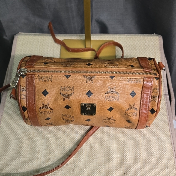MCM Mini Barrel Crossbody Bag EUC - Picture 13 of 13